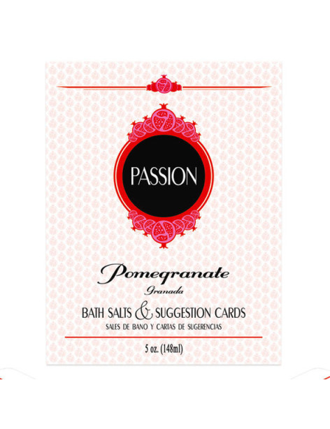 PASSION SALES DE BAÑO Y CARTAS DE SUGERENCIAS ES/EN