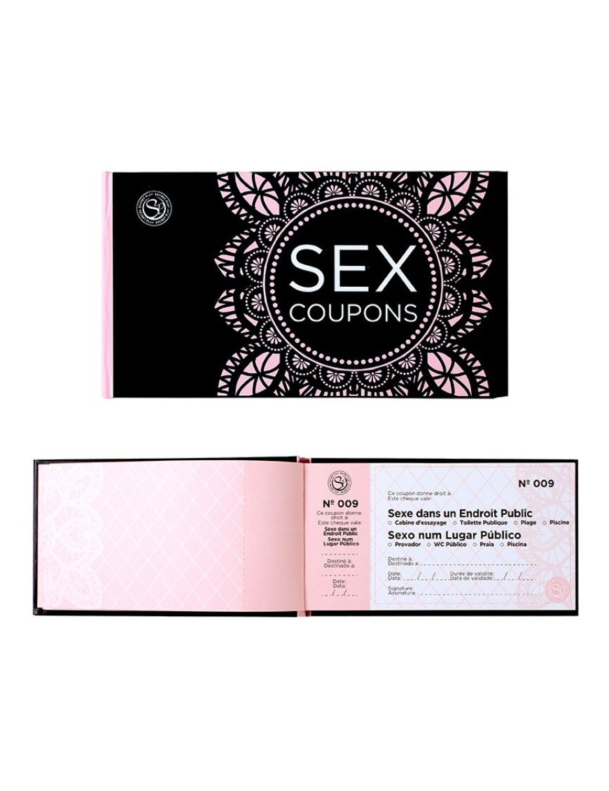 SECRETPLAY SEX COUPONS VALES DE CANJE SENSUALES (FR/PT)