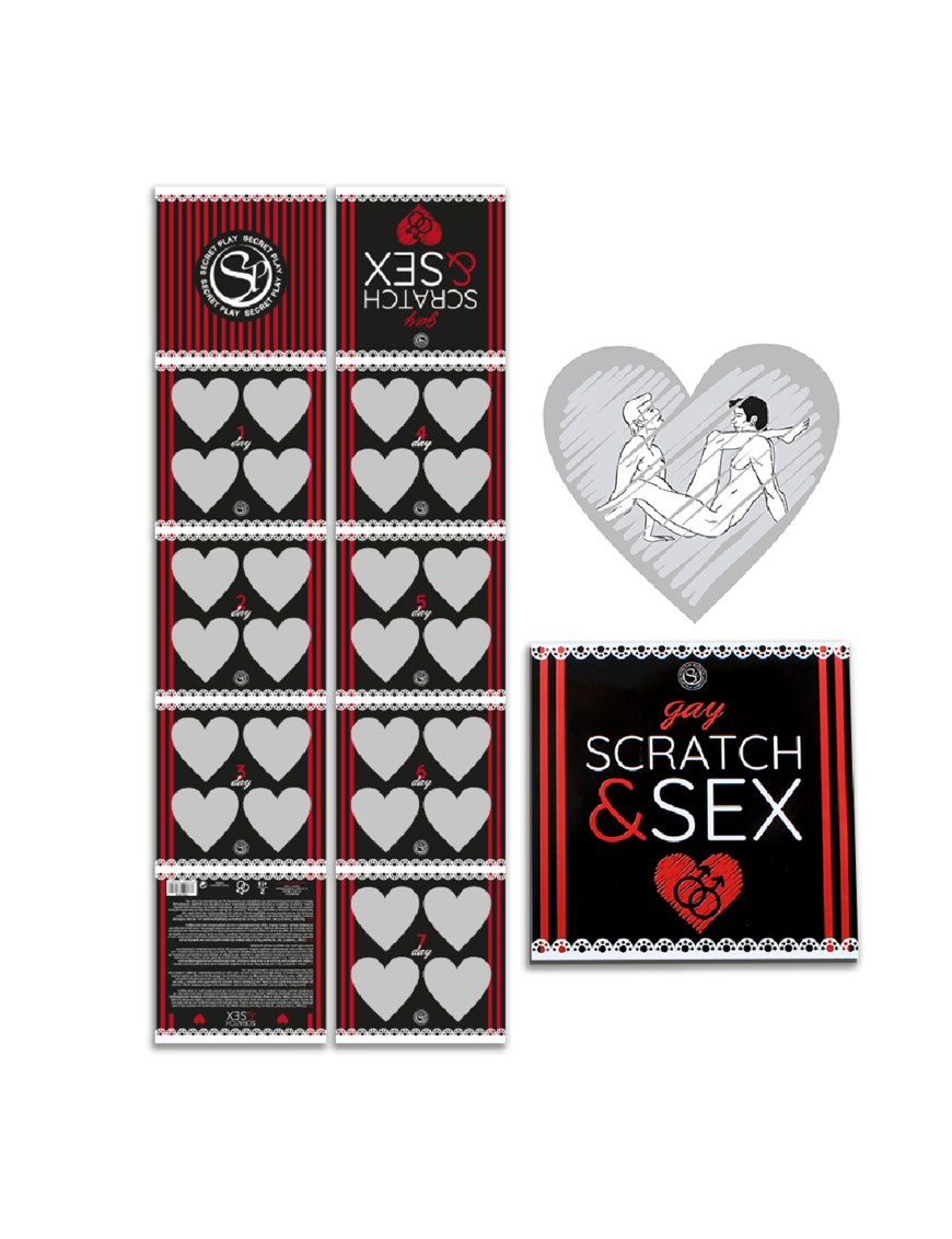 SECRETPLAY SCRATCH & SEX JUEGO PAREJAS GAY (ES/EN/FR/PT/DE)