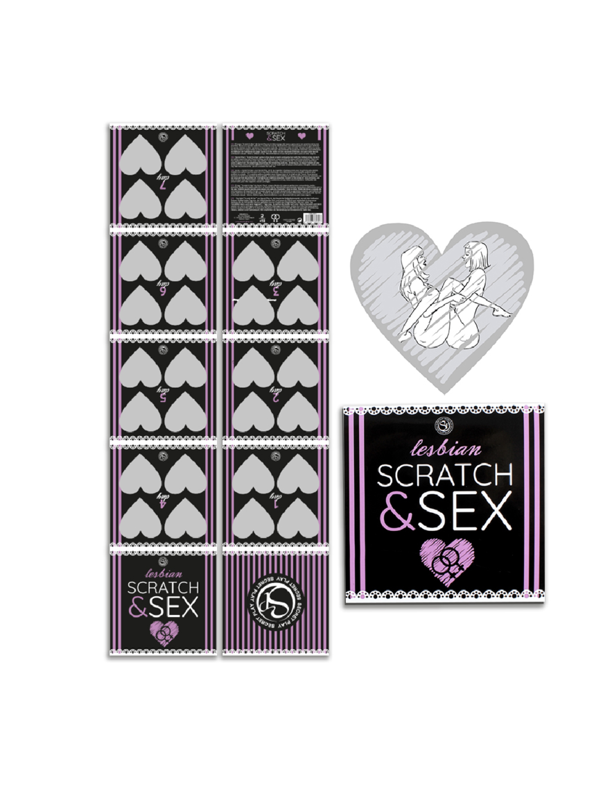 SECRETPLAY SCRATCH & SEX JUEGO PAREJAS POSTURAS LESBICAS (ES/EN/FR/PT/DE)