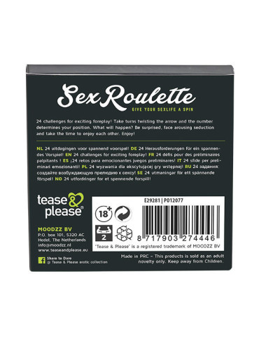 SEX ROULETTE FOREPLAY (NL-DE-EN-FR-ES-IT-PL-RU-SE-NO)