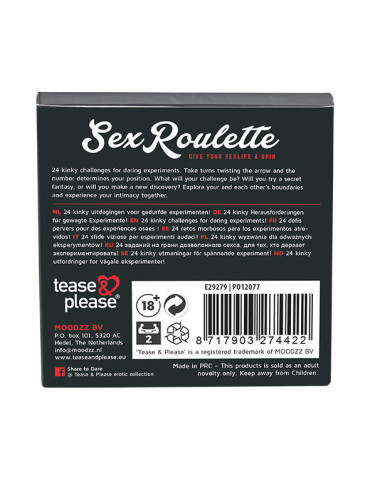 SEX ROULETTE KINKY (NL-DE-EN-FR-ES-IT-PL-RU-SE-NO)