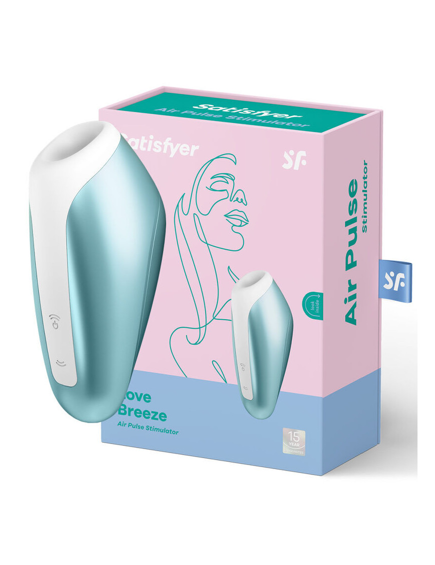 SATISFYER LOVE BREEZE SUCCIONADOR ICE BLUE