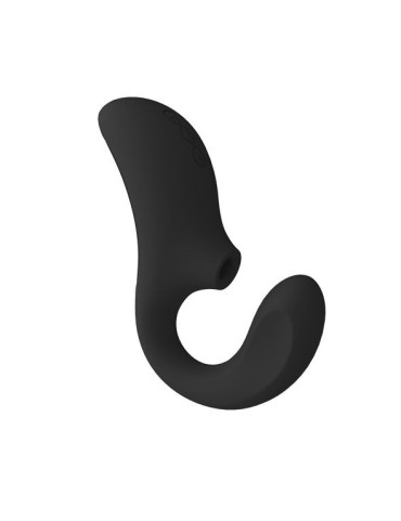 LELO ENIGMA DOBLE ESTIMULACIÓN SUCCION MASAJEADOR NEGRO