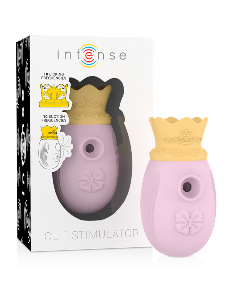 INTENSE ESTIMULADOR CLITORIS 10 MODOS DE SUCCIÓN Y LICKING - ROSA