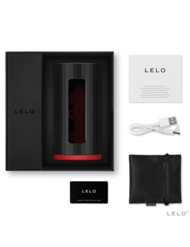 LELO F1S V2 MASTURBADOR CON TECNOLOGIA SDK ROJO - NEGRO