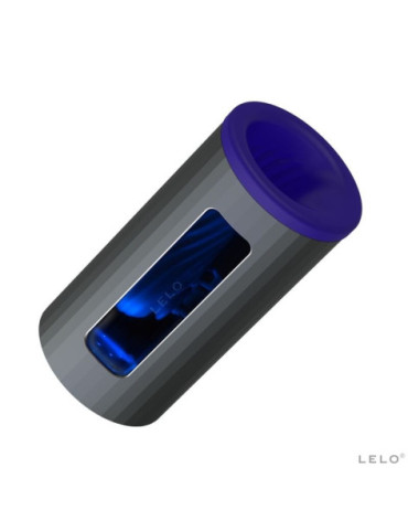 LELO F1S V2 MASTURBADOR CON TECNOLOGIA SDK AZUL Y METAL