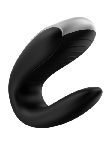 SATISFYER DOUBLE FUN PARTNER VIBRATOR - NEGRO