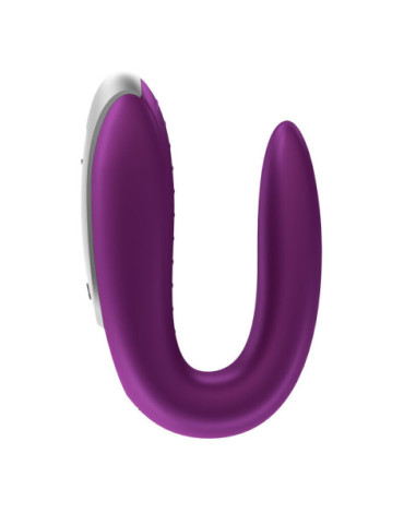 SATISFYER DOUBLE FUN PARTNER VIBRATOR - LILA