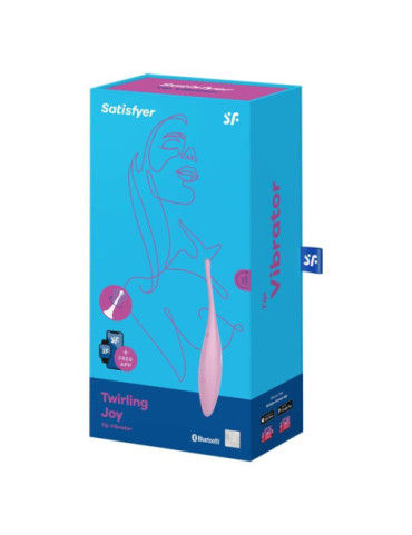 SATISFYER TWIRLING JOY ESTIMULADOR CLITORIS - ROSA