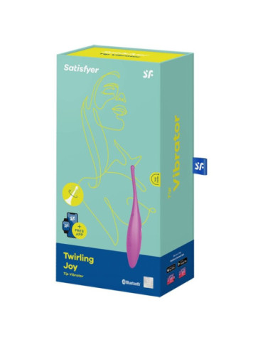 SATISFYER TWIRLING JOY ESTIMULADOR CLITORIS - FUCSIA