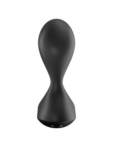 SATISFYER SWEET SEAL PLUG VIBRADOR APP - NEGRO