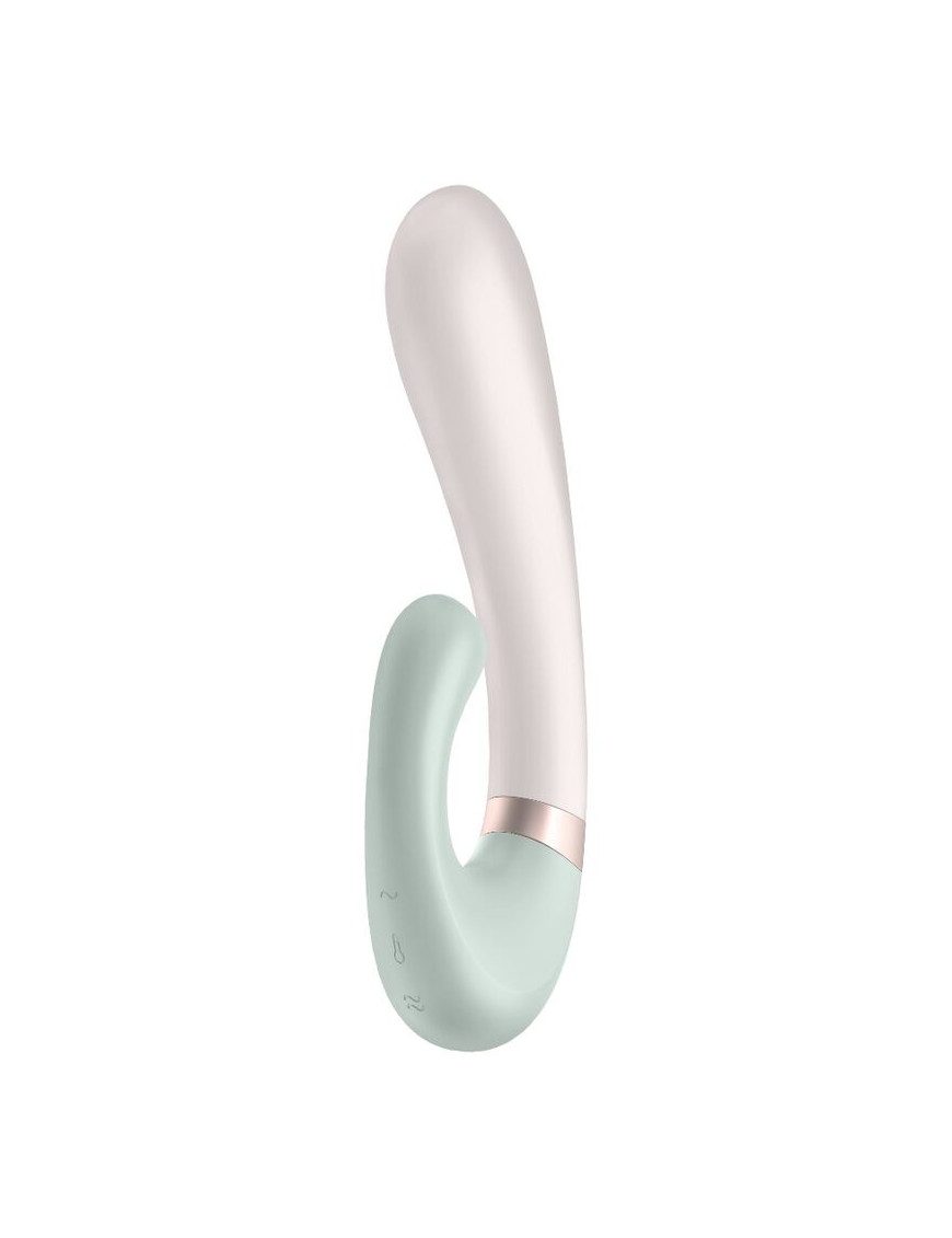 SATISFYER HEAT WAVE VIBRADOR APP - BLANCO