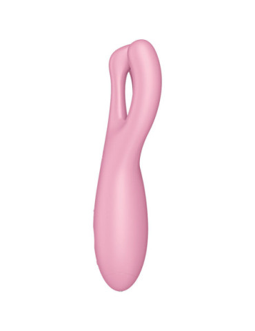 SATISFYER THREESOME 4 VIBRADOR APP - ROSA