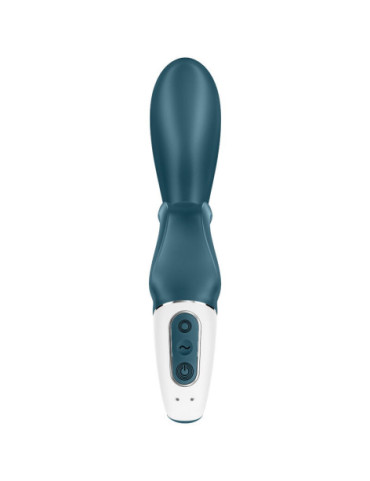 SATISFYER HUG ME VIBRADOR RABBIT APP - AZUL