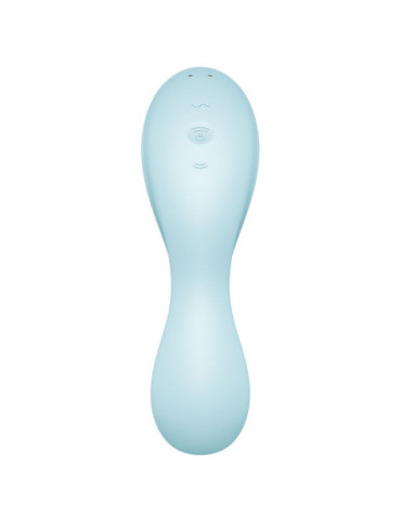 SATISFYER CURVY TRINITY 5 ESTIMULADOR Y VIBRADOR APP - AZUL