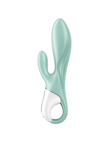 SATISFYER AIR PUMP BUNNY 5+ VIBRADOR RABBIT INFLABLE APP - VERDE