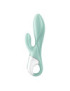 SATISFYER AIR PUMP BUNNY 5+ VIBRADOR RABBIT INFLABLE APP - VERDE