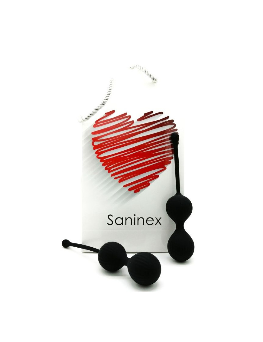 SANINEX BOLAS DOUBLE CLEVER NEGRO