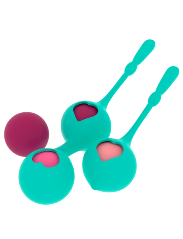 SET DEVA RITUAL ENTRENAMIENTO PELVICO VERDE AQUA