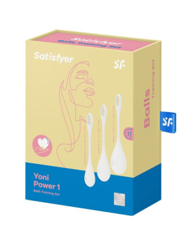 SATISFYER YONI POWER 1 KIT DE ENTRENAMIENTO BLANCO