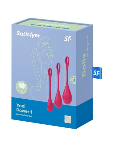 SATISFYER YONI POWER 1 KIT DE ENTRENAMIENTO ROJO