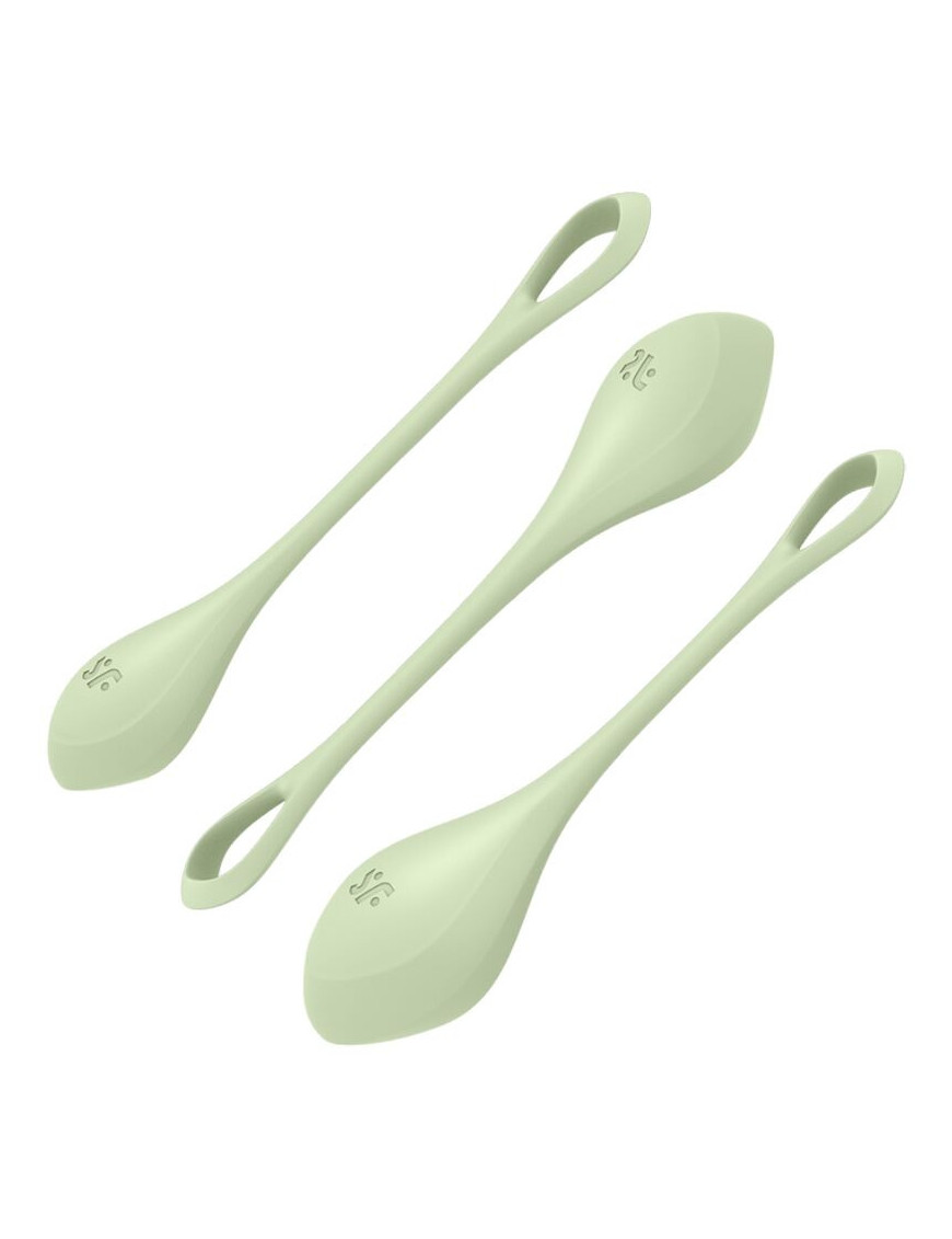 SATISFYER YONI POWER 2 KIT DE ENTRENAMIENTO VERDE