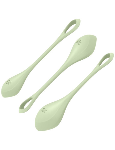 SATISFYER YONI POWER 2 KIT DE ENTRENAMIENTO VERDE