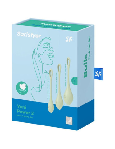 SATISFYER YONI POWER 2 KIT DE ENTRENAMIENTO VERDE