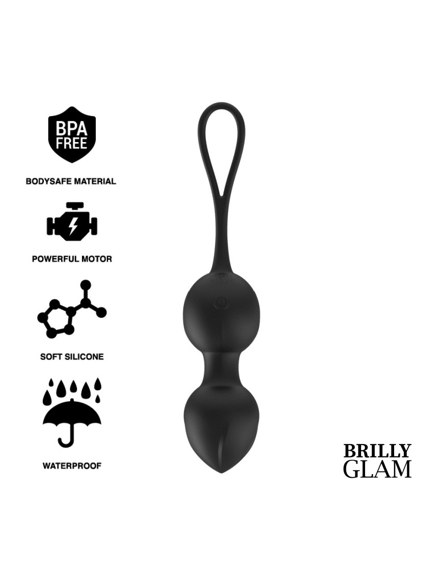 BRILLY GLAM VIBRATING KEGEL BEADS CONTROL REMOTO