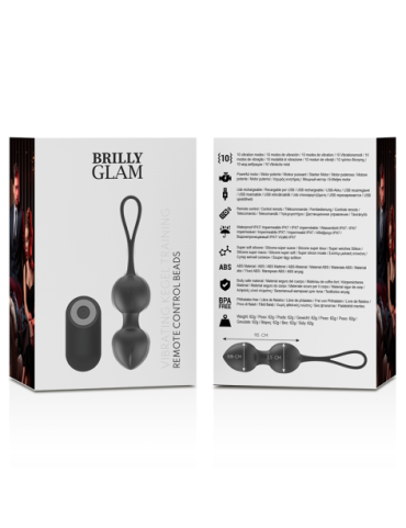 BRILLY GLAM VIBRATING KEGEL BEADS CONTROL REMOTO