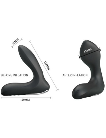 PRETTY LOVE BOTTOM - LEONARD MASAJEADOR PROSTATICO INFLABLE CON VIBRACION