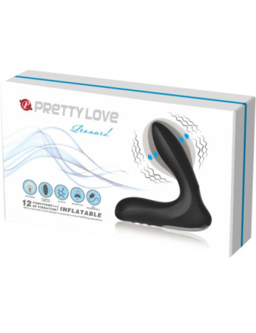 PRETTY LOVE BOTTOM - LEONARD MASAJEADOR PROSTATICO INFLABLE CON VIBRACION