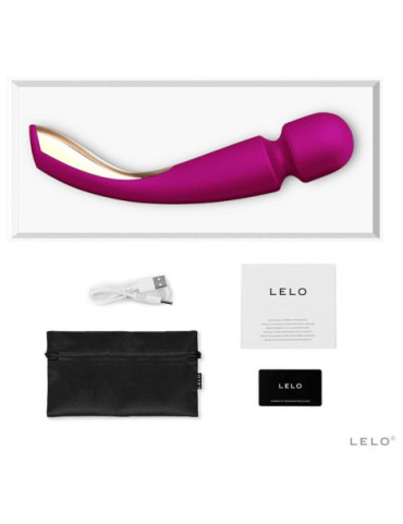 LELO MASAJEADOR SMART WAND MEDIUM 2 DEEP ROSE