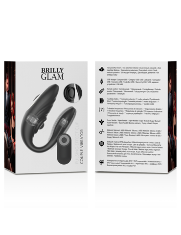 BRILLY GLAM COUPLE PULSING & VIBRATING CONTROL REMOTO