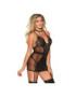 SUBBLIME CHEMISE NEGRO CON LIGUERO S/M