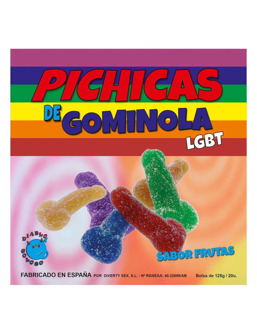 PRIDE - PICHITAS DE GOMINOLA FRUTAS CON AZUCAR LGBT