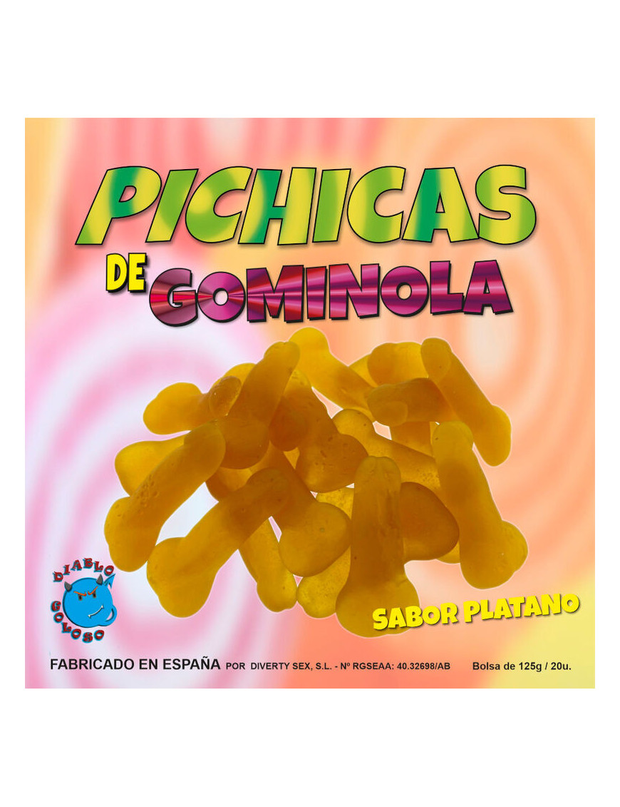 DIABLO PICANTE - PICHITAS DE GOMINOLA PLATANO