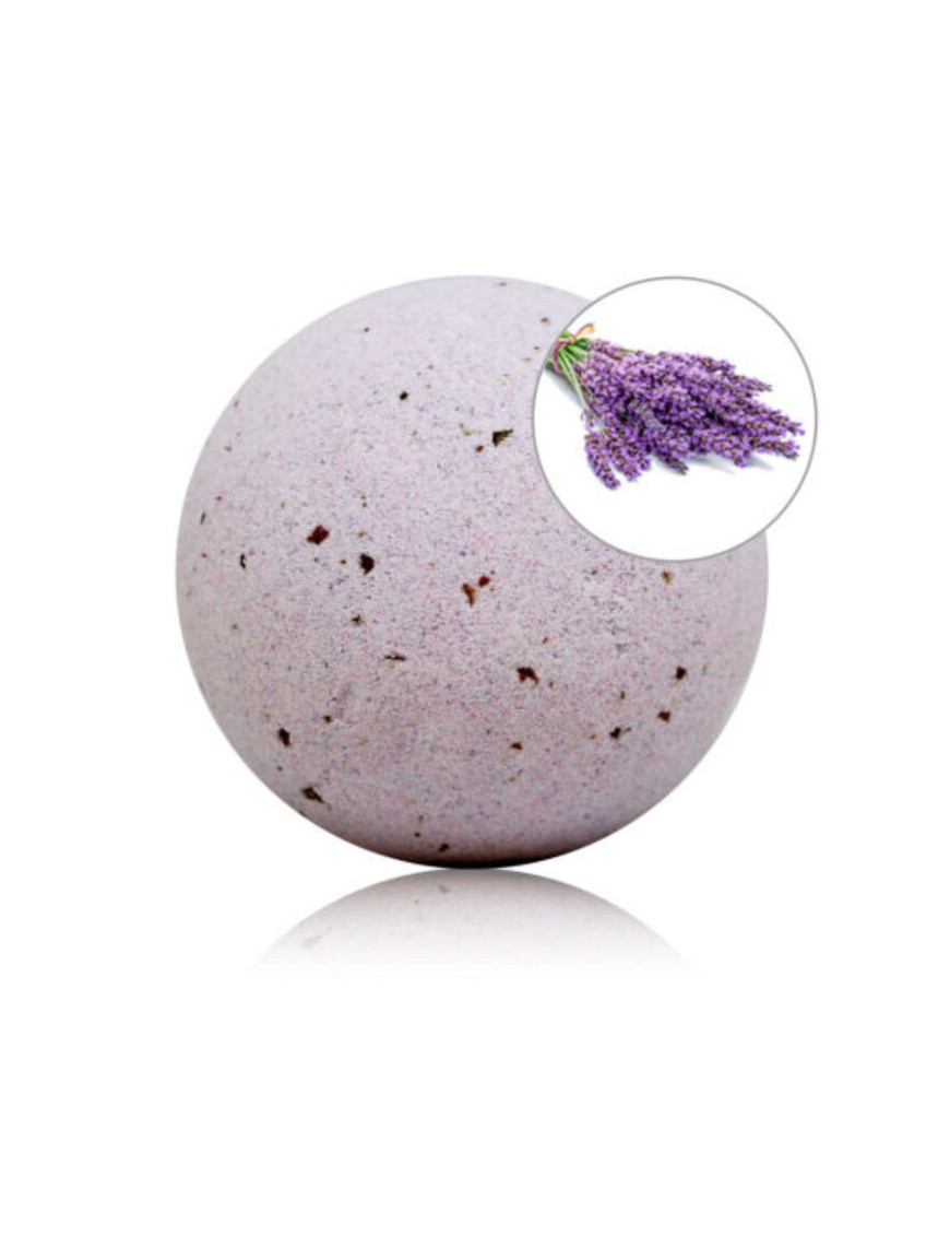 TALOKA - BOMBA DE BAÑO CON AROMA LAVANDA Y PÉTALOS DE ROSA