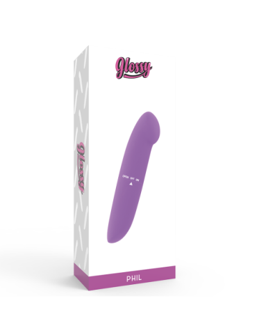 GLOSSY PHIL VIBRATOR LILA