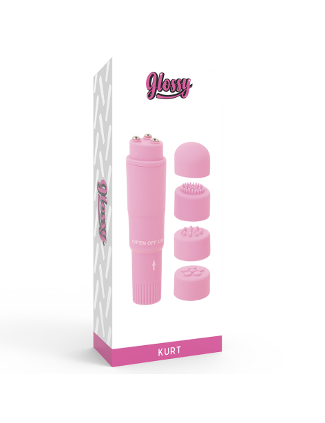 GLOSSY POCKET KURT MASAJEADOR ROSA