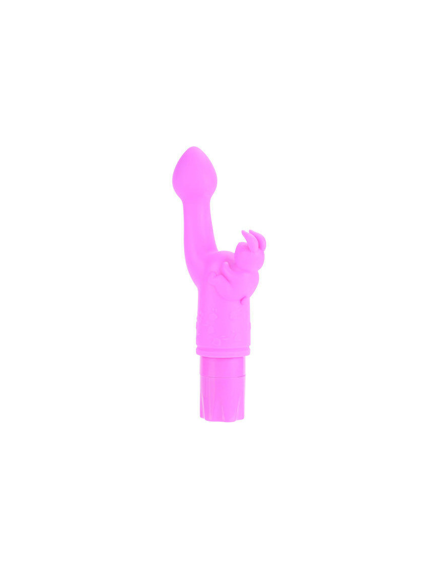 KISS SILICONE CONEJITO VIBRADOR KISS ROSA