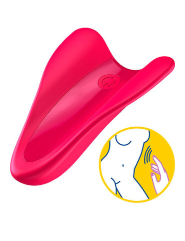 SATISFYER HIGH FLY VIBRADOR DEDAL FUCHSIA