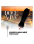 DOLCE VITA VIBRADOR RECARGABLE FIVE NEGRO 7 VELOCIDADES