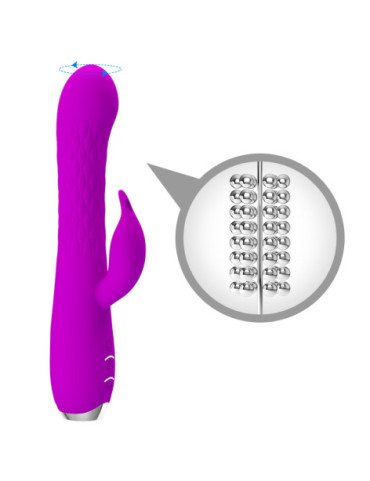 PRETTY LOVE MOLLY VIBRADOR CON ROTACION RECARGABLE