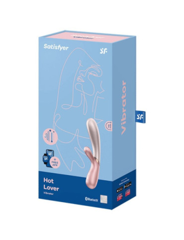 SATISFYER HOT LOVER VIBRADOR ROSA-BEIGE