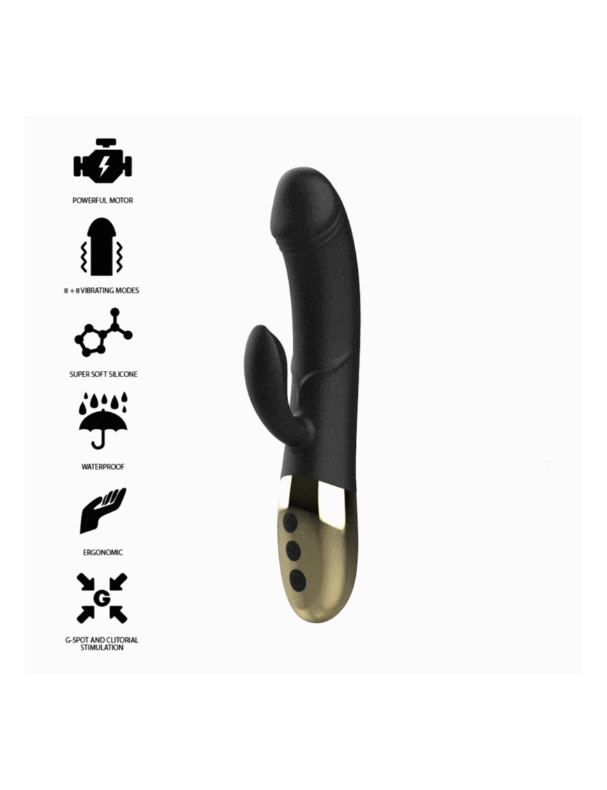 IBIZA POTENTE VIBRADOR ANATOMICO CON RABBIT