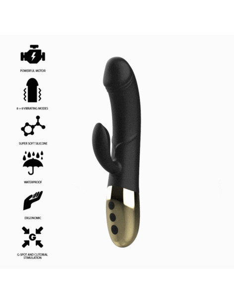 IBIZA POTENTE VIBRADOR ANATOMICO CON RABBIT