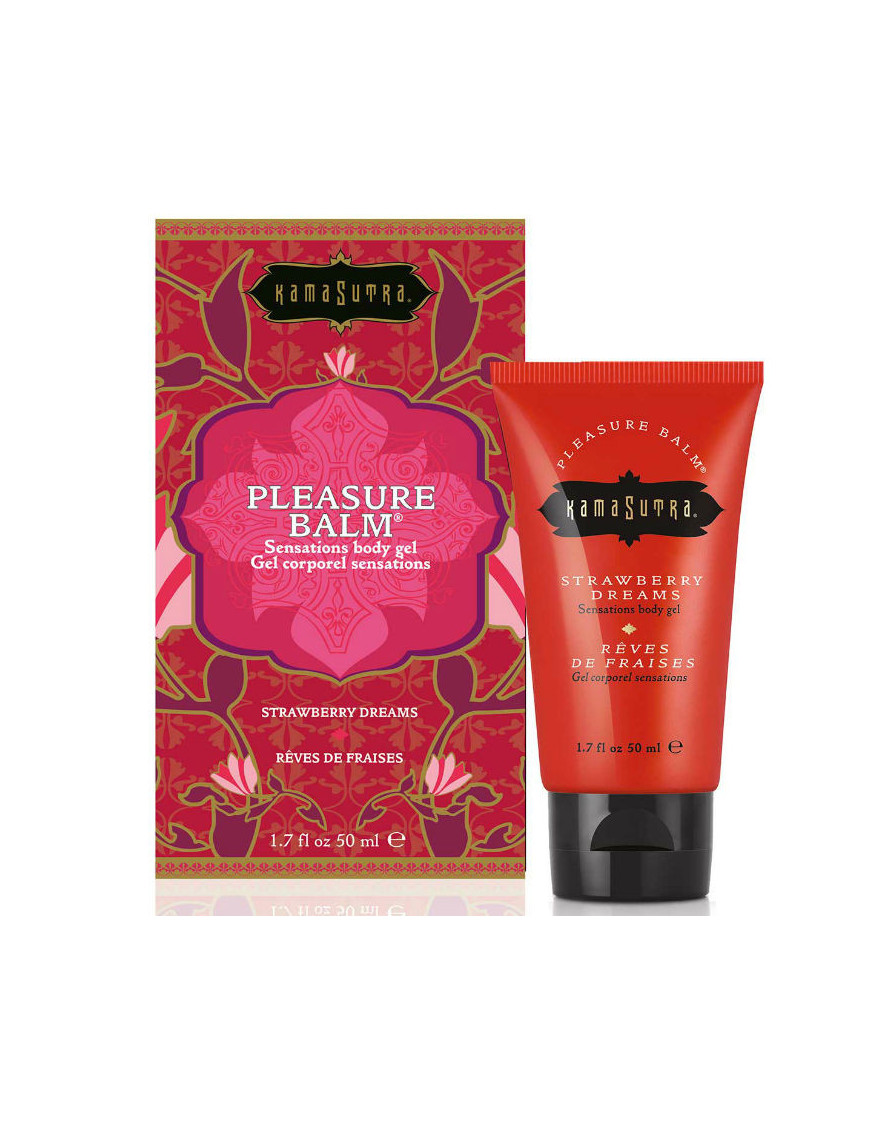 KAMASUTRA BALSAMO PLACER ESTIMULANTE SABOR SUEÑOS DE FRESA 50ML