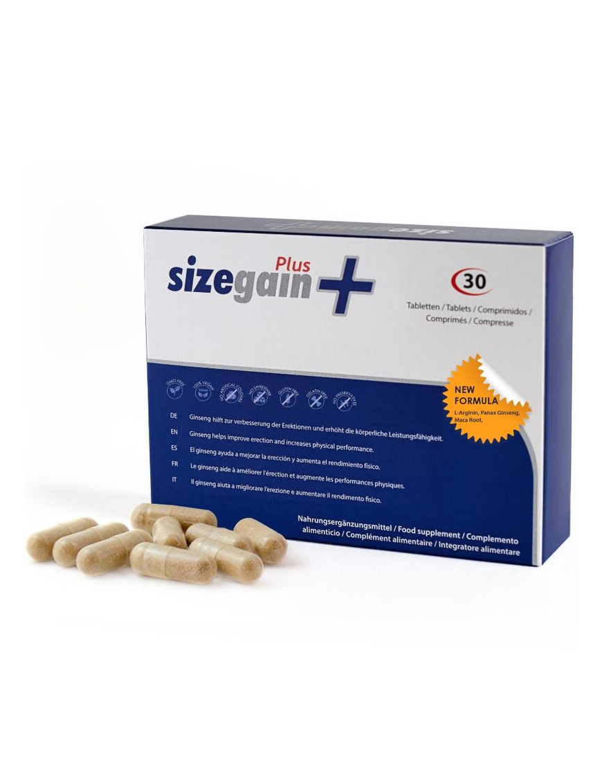 SIZEGAIN PLUS PASTILLAS PARA ALARGAR EL PENE